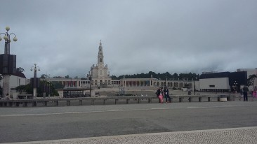 Vista panorâmica do Santuário de Fátima. Foto de Ionira