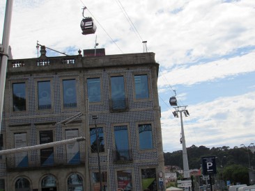 Teleférico em Gaia.Foto de Ionira