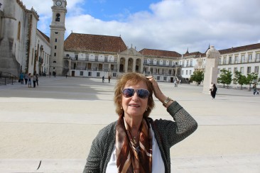 Helena em Coimbra. Foto de Luiz