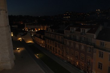 Lisboa à noite. Foto de Ionira