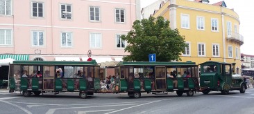 Comboio turístico em Sintra. Foto de Ionira